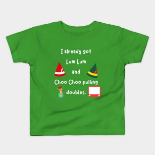 Funny Elf shirt LumLum and ChooChoo Kids T-Shirt